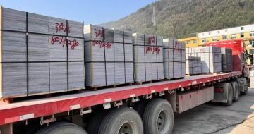 汕尾 芝麻灰地铺石出货日常