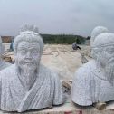 汕尾 白麻花岗岩石材人物立体雕刻