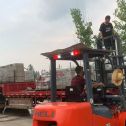 汕尾 黄金麻冰裂纹，地铺石装车