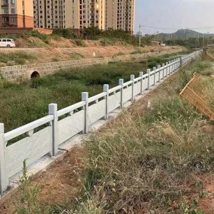 汕尾 白麻河道栏杆效果展示图