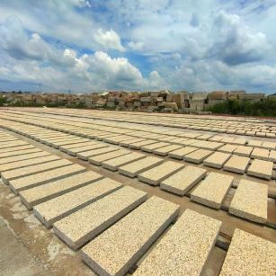 汕尾 黄金麻荔枝面花岗岩石材地铺石防护中