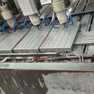 汕尾 芝麻白花岗岩荔枝面盲道雕刻