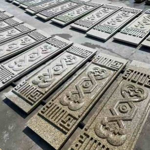 汕尾 黄金麻花岗岩外墙雕刻板