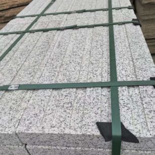 汕尾 白麻花岗岩直行盲道石，盲条，地铺石