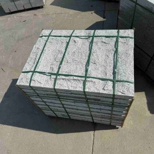 汕尾 白麻花岗岩石材自然面蘑菇石成品