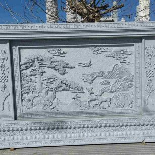 汕尾 芝麻白大型照壁，屏风，影壁