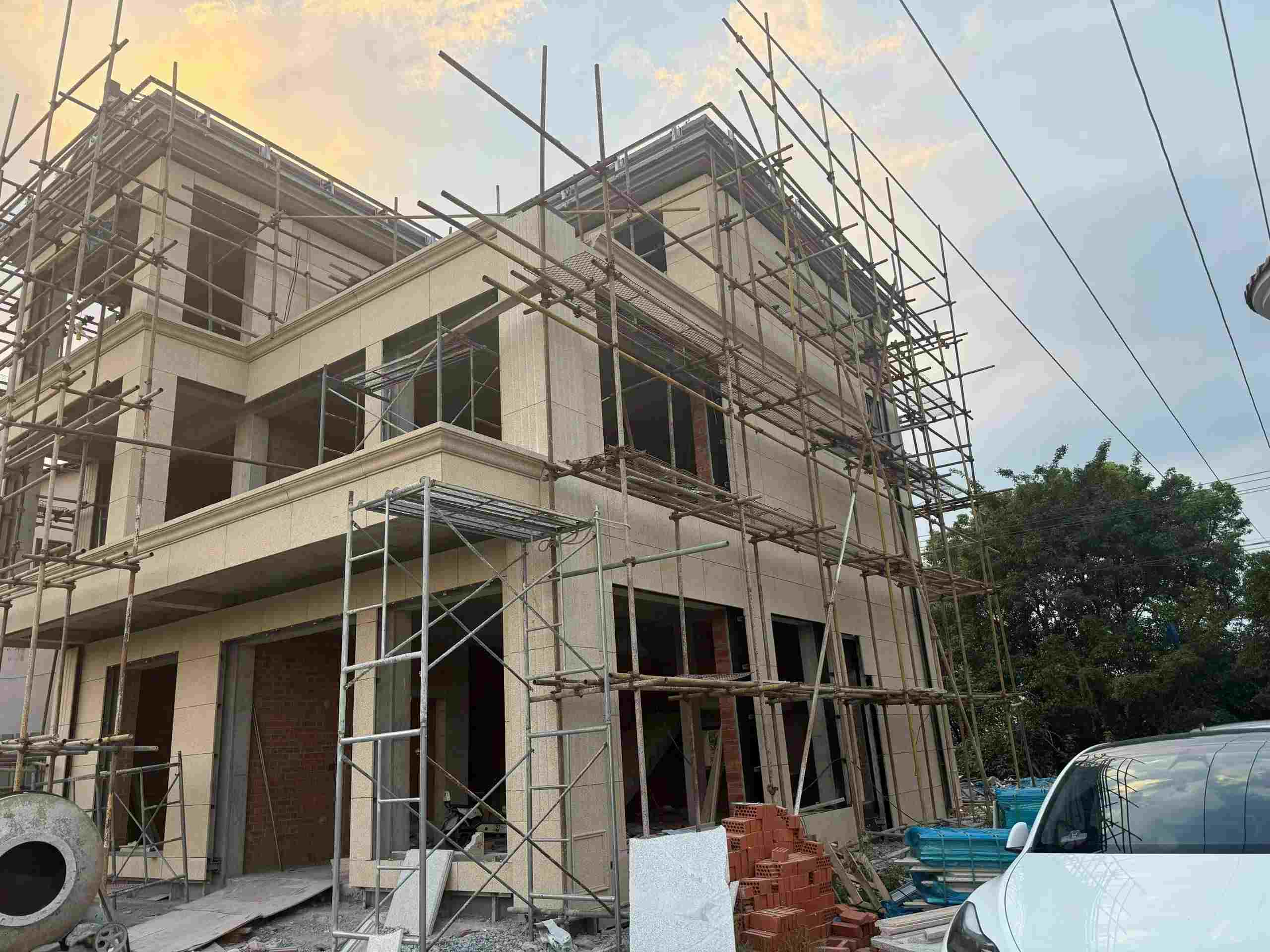 汕尾 黄金麻荔枝面花岗岩外墙干挂