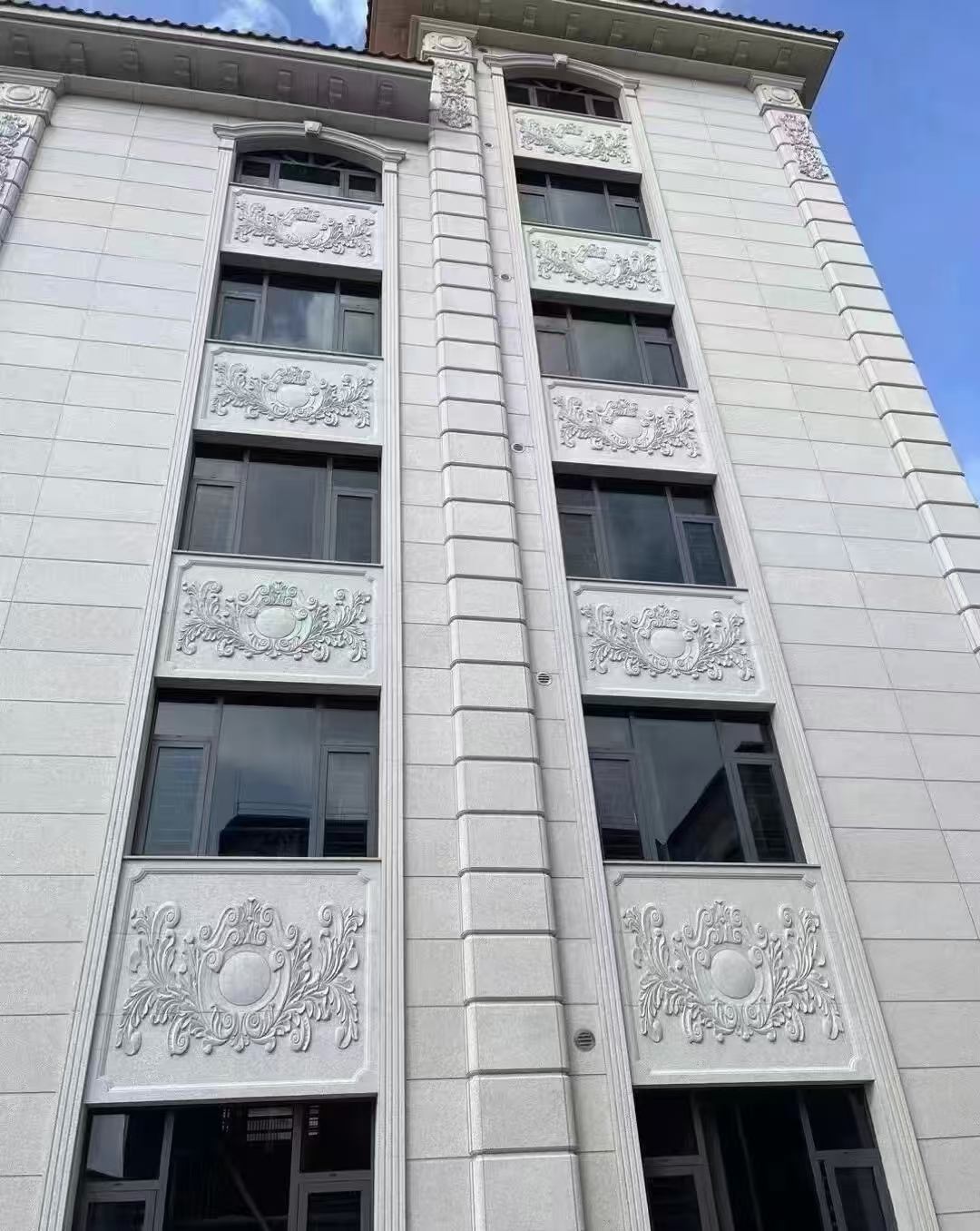 汕尾 白麻荔枝面花岗岩别墅外墙干挂