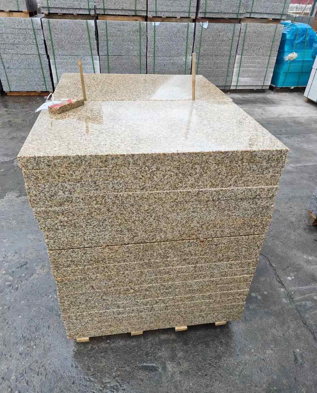 汕尾 湖北黄金麻花岗岩石材荔枝面外墙石材