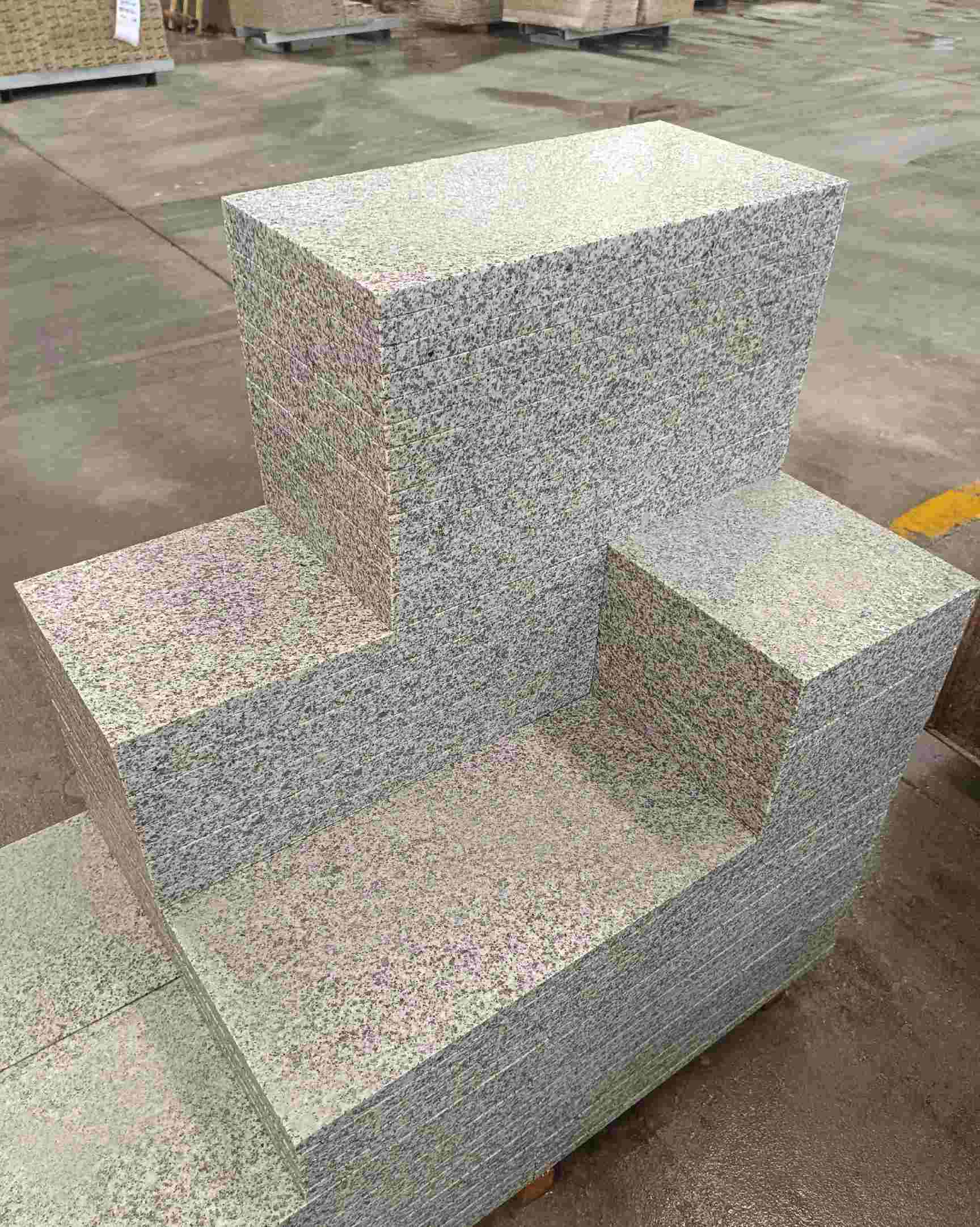 汕尾 白麻花岗岩荔枝面地铺石