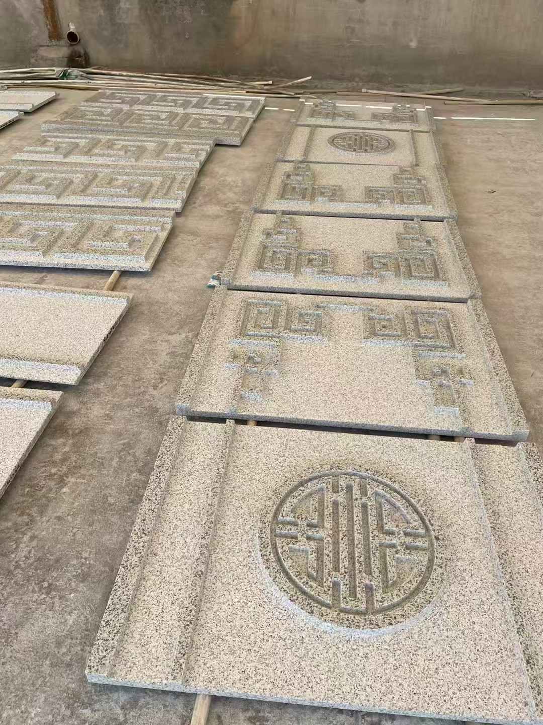 汕尾 白麻花岗岩外墙立面雕刻板