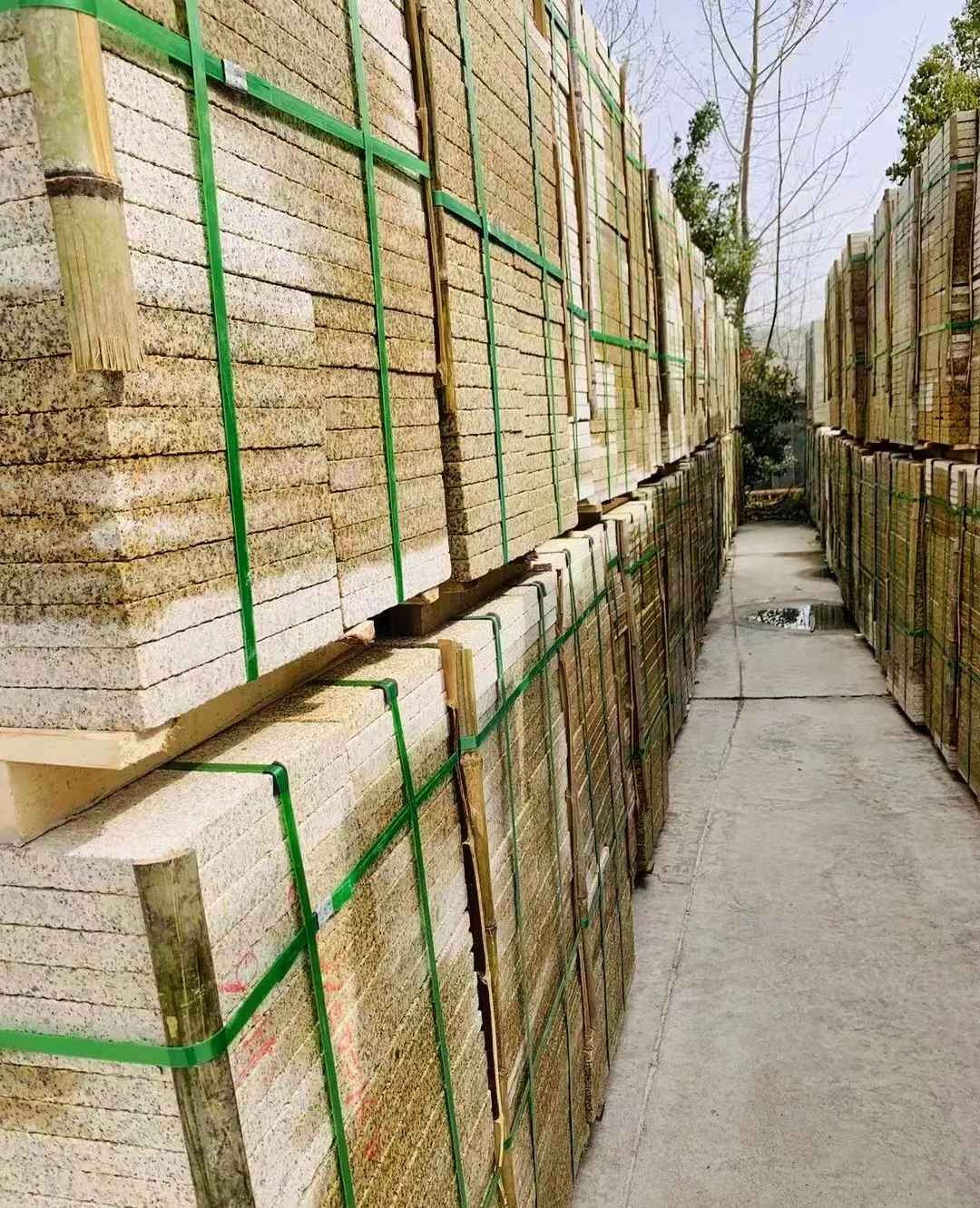 汕尾 黄金麻花岗岩荔枝面地铺石